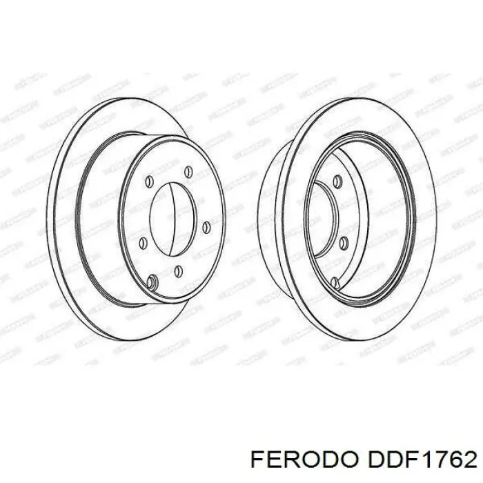 DDF1762 Ferodo Дисковый тормоз