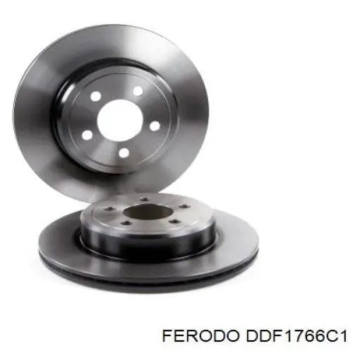 Тормозные диски DDF1766C1 Ferodo