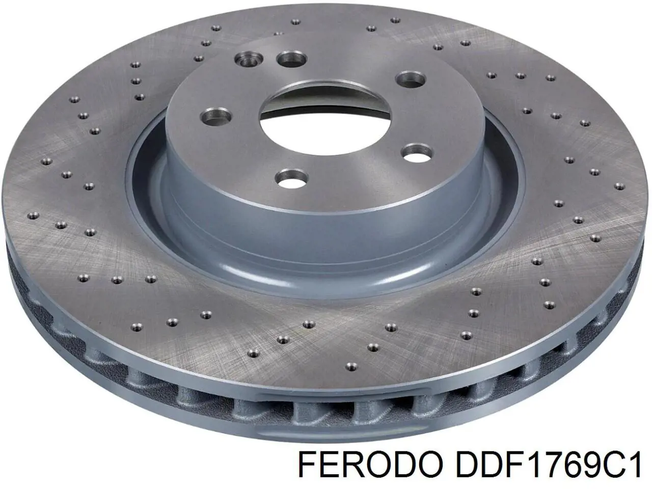 Передние тормозные диски DDF1769C1 Ferodo