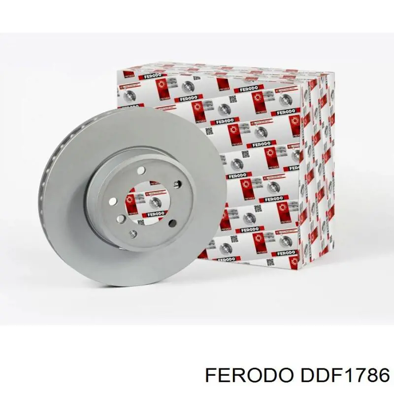 Передние тормозные диски DDF1786 Ferodo