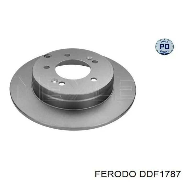 Disco de freno trasero DDF1787 Ferodo