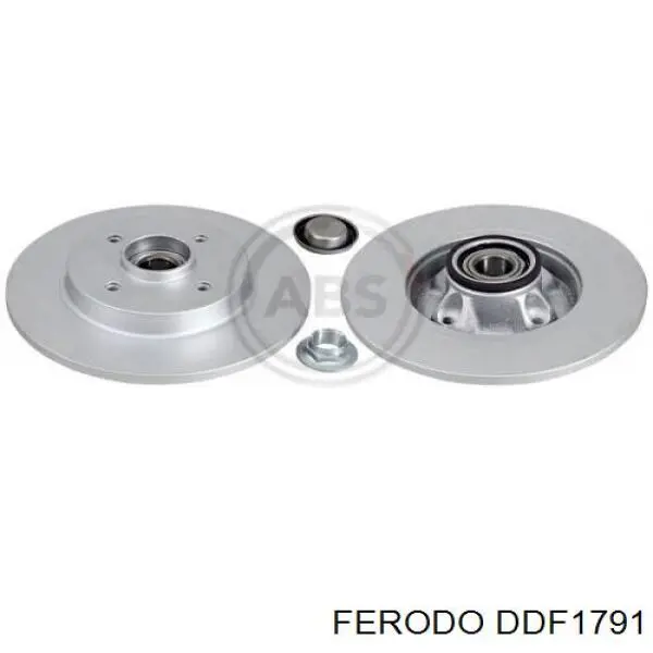 Купить DDF1791 Ferodo Диск тормозной задний