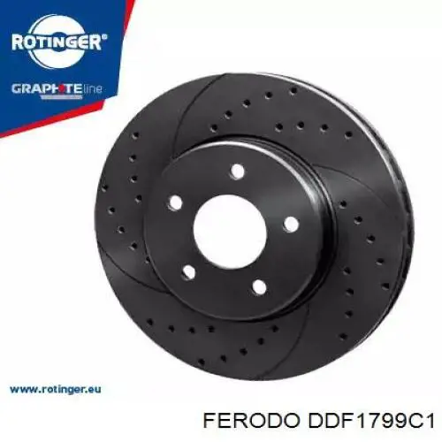 DDF1799C1 Ferodo Дисковый тормоз