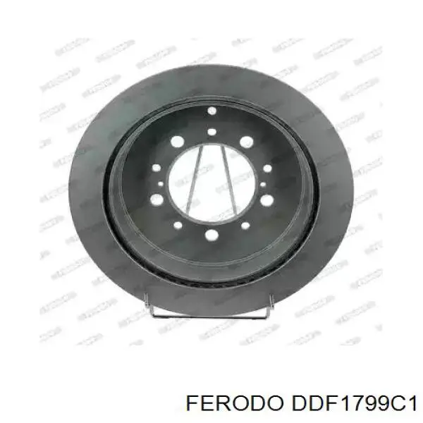 DDF1799C-1 Ferodo disco do freio traseiro