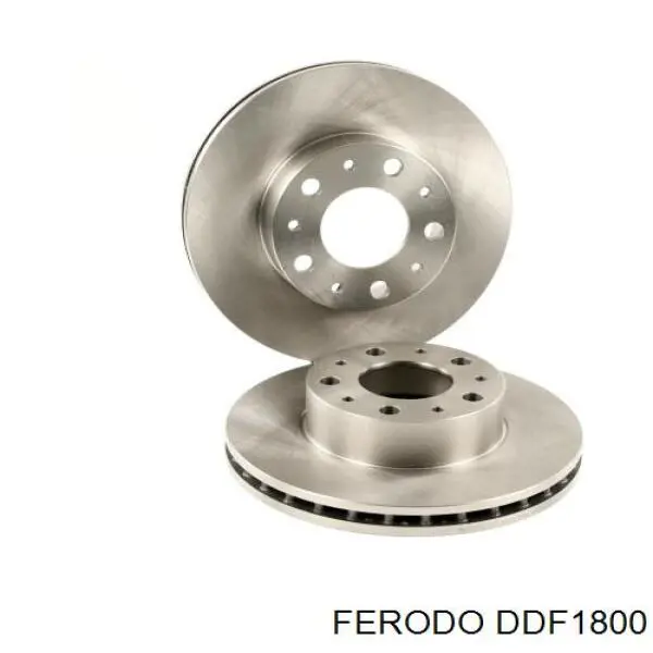 Передние тормозные диски DDF1800 Ferodo