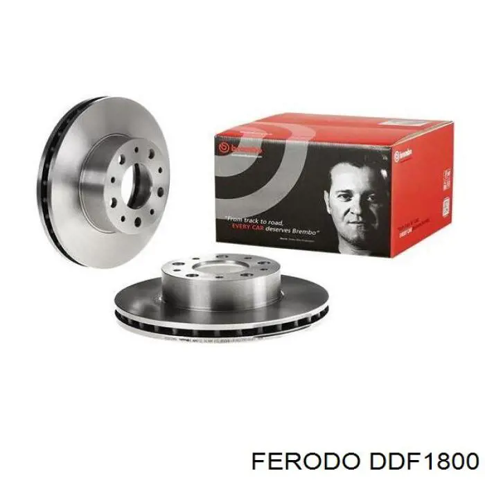 DDF1800 Ferodo Диск тормозной передний