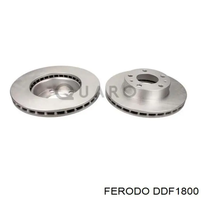 Передние тормозные диски DDF1800 Ferodo