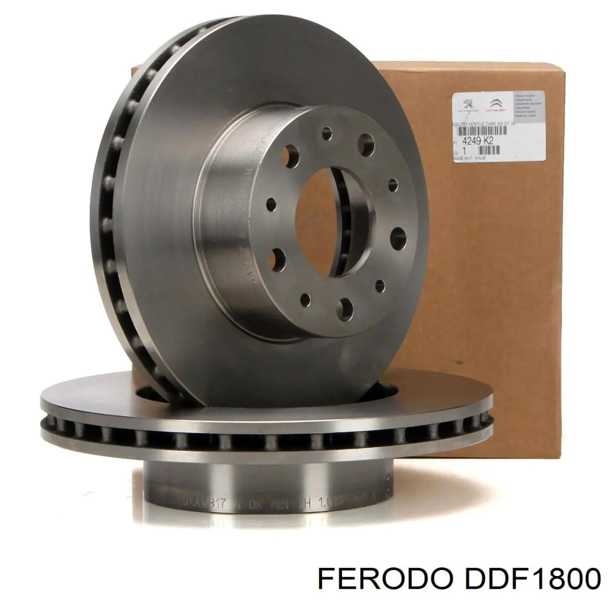 Передний тормозной диск Ferodo DDF1800