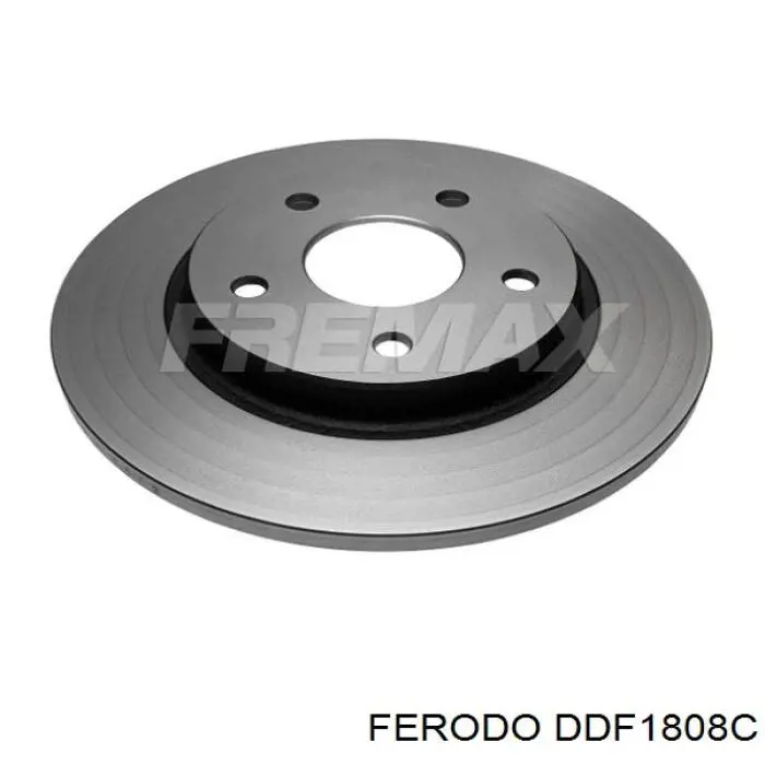 Купить DDF1808C Ferodo Диск тормозной задний