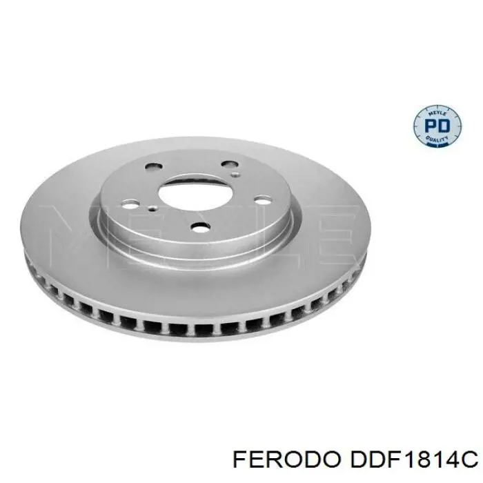 Freno de disco delantero DDF1814C Ferodo