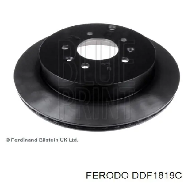 Disco de freno trasero DDF1819C Ferodo