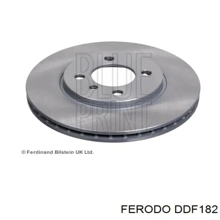 DDF182 Ferodo диск тормозной передний
