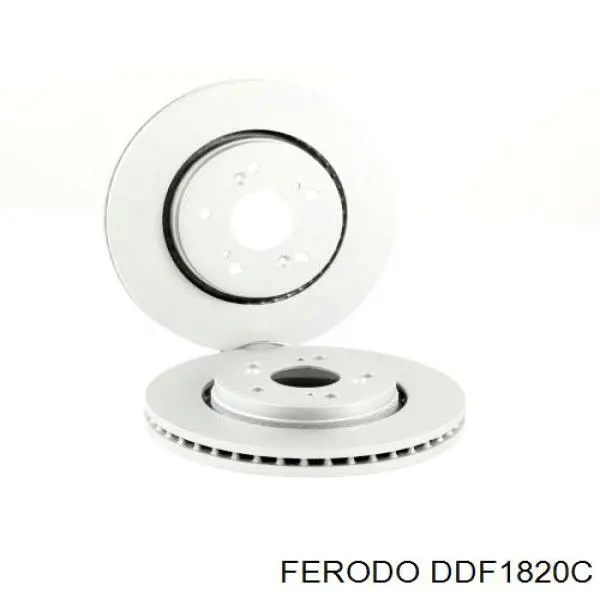 Передний тормозной диск Ferodo DDF1820C