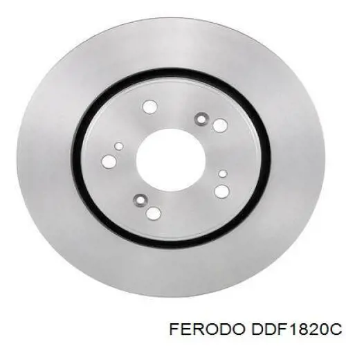 DDF1820C Ferodo Диск тормозной передний