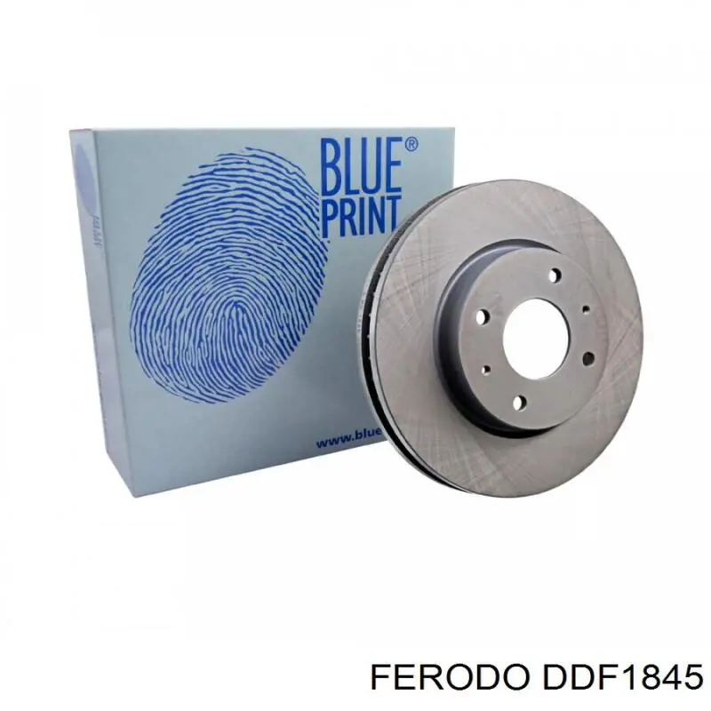DDF1845 Ferodo Диск тормозной передний