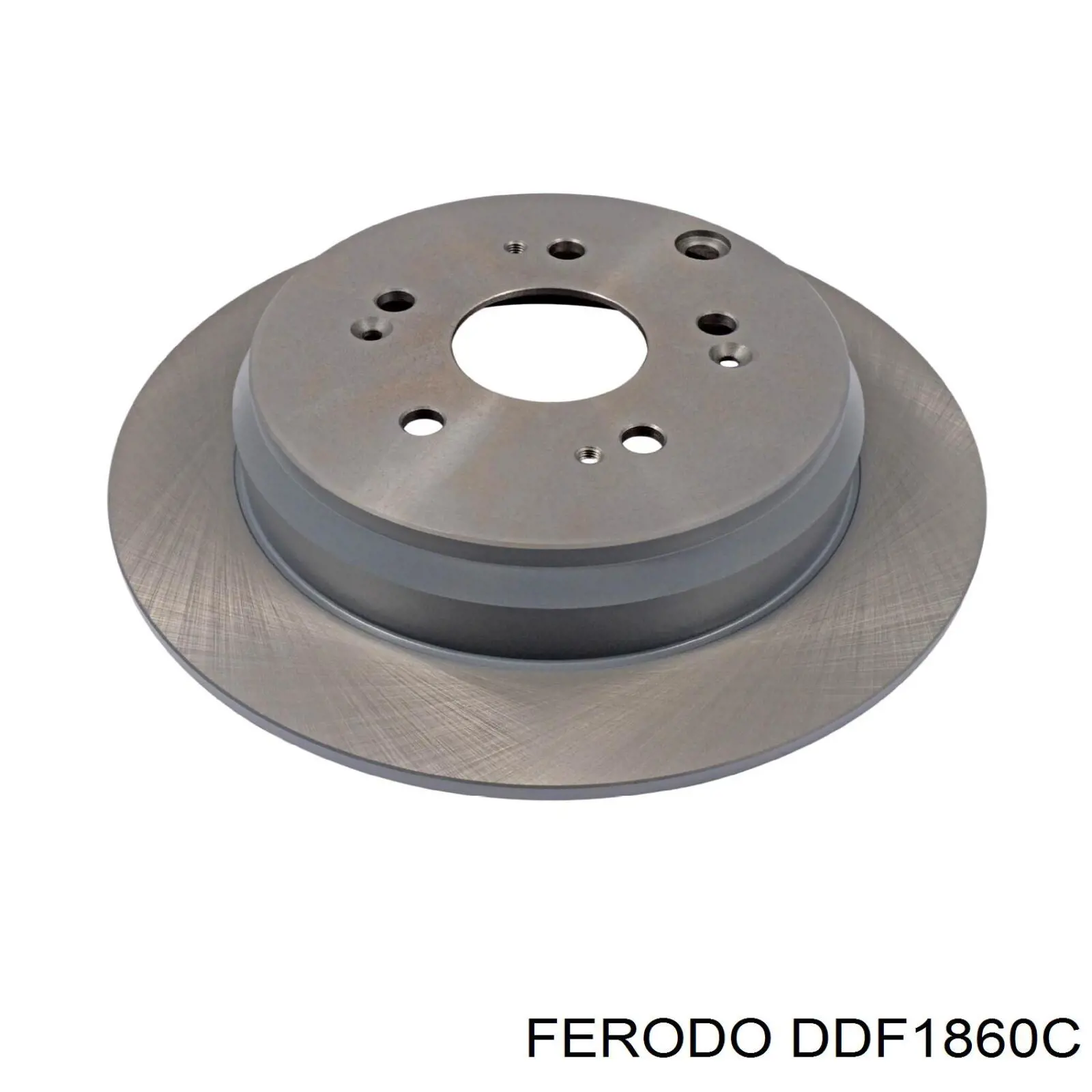 Disco de freno trasero DDF1860C Ferodo