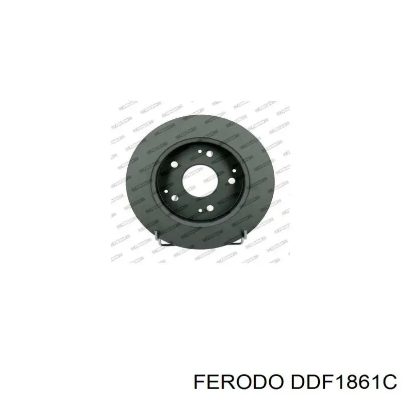 Disco de freno trasero DDF1861C Ferodo