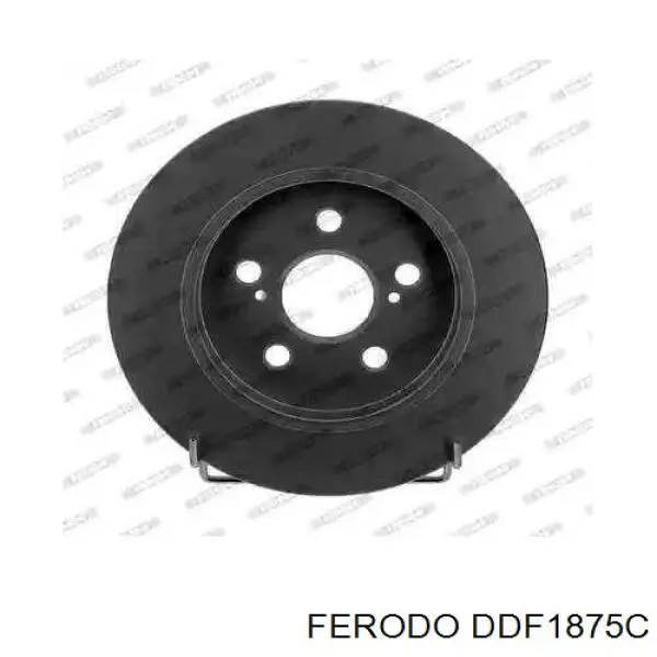 DDF1875C Ferodo disco do freio traseiro