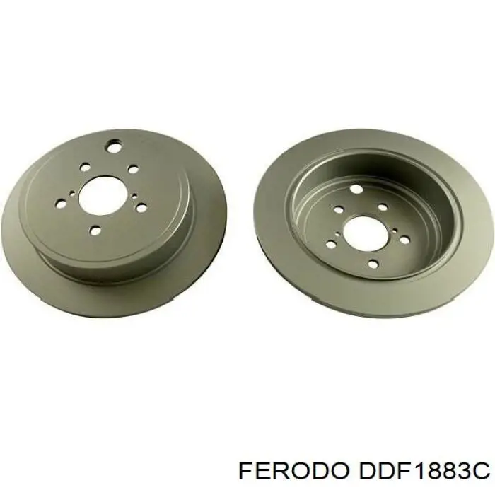 Задний тормозной диск Ferodo DDF1883C цена, от 91.79 USD
