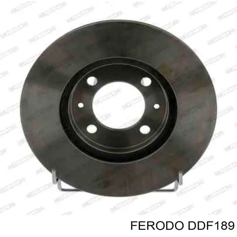DDF189 Ferodo диск тормозной передний