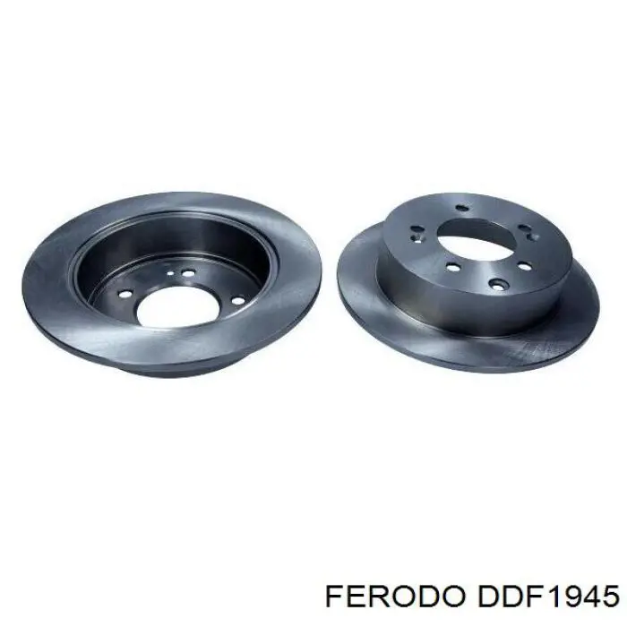 Disco de freno trasero DDF1945 Ferodo