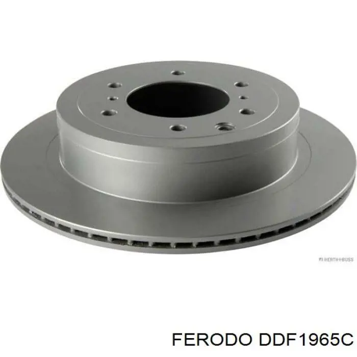 Disco de freno trasero DDF1965C Ferodo