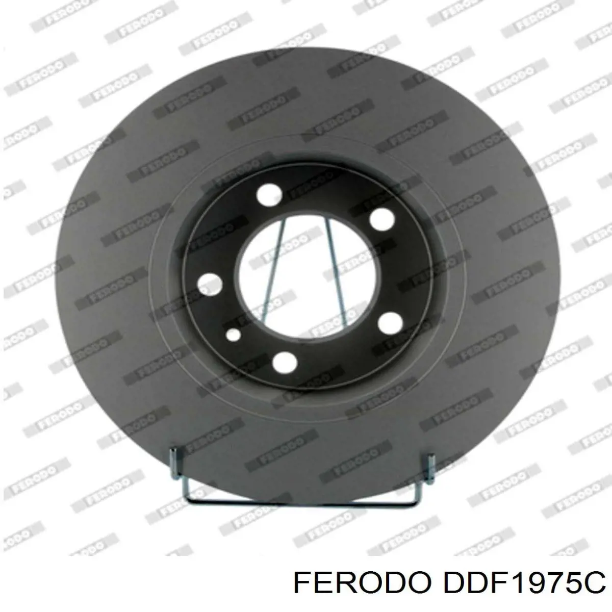 Disco de freno trasero DDF1975C Ferodo