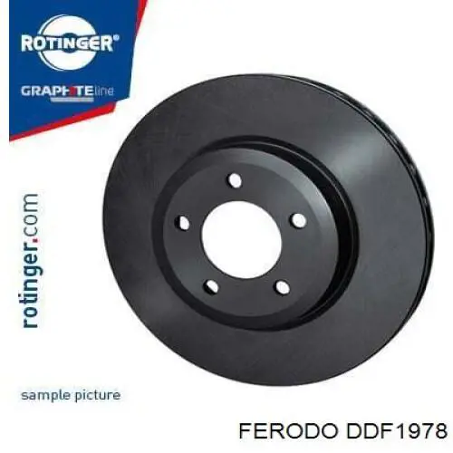 Передний тормозной диск Ferodo DDF1978