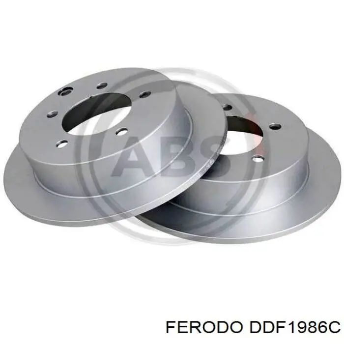 Купить DDF1986C Ferodo Диск тормозной задний