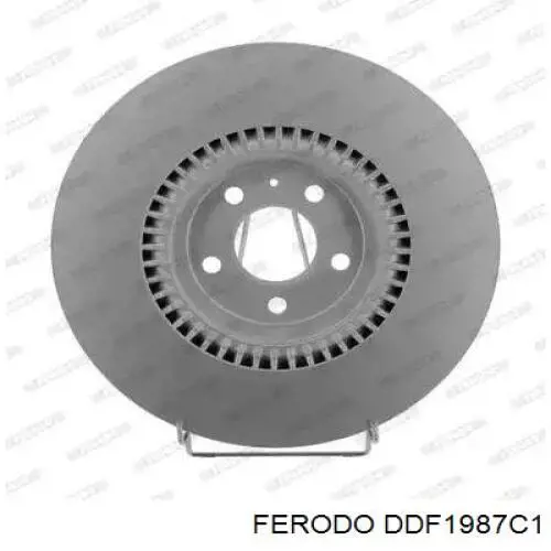 DDF1987C1 Ferodo disco do freio dianteiro