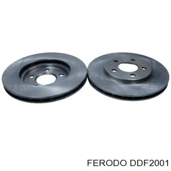 DDF2001 Ferodo диск тормозной передний