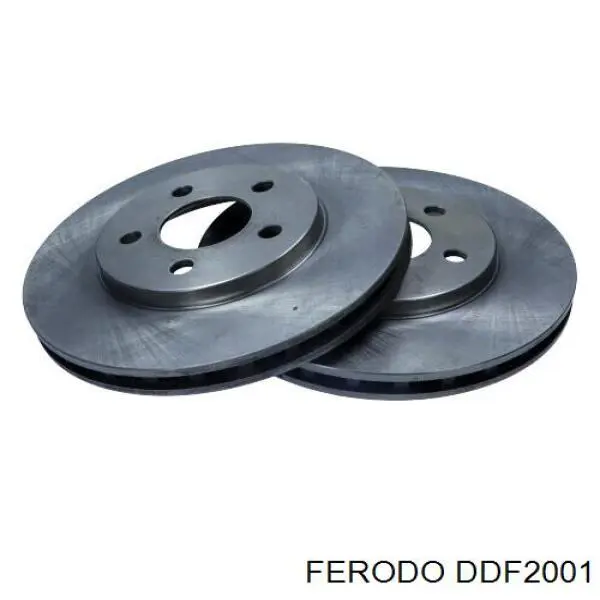 Freno de disco delantero DDF2001 Ferodo