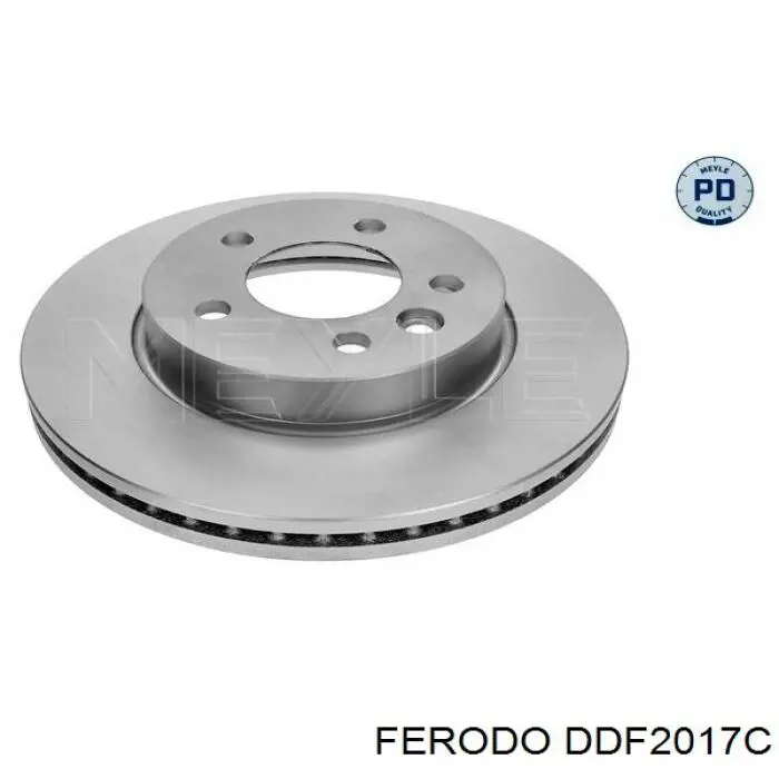 DDF2017C Ferodo disco do freio dianteiro