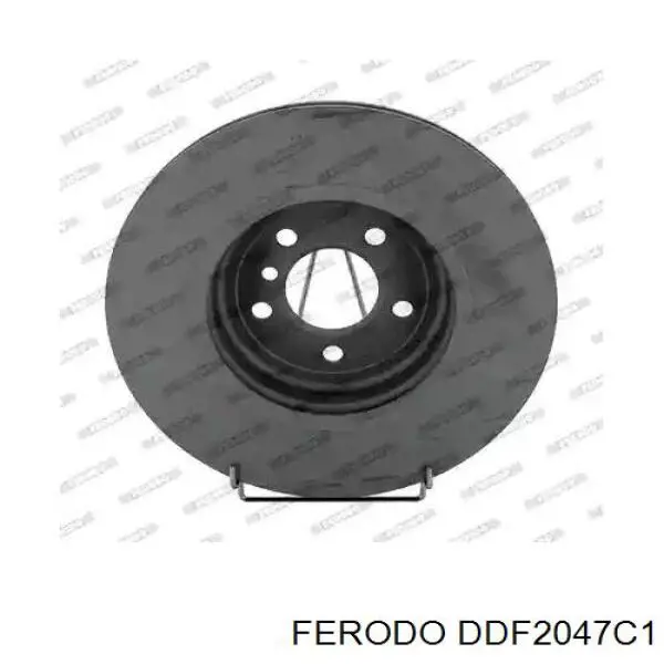 Передние тормозные диски DDF2047C1 Ferodo