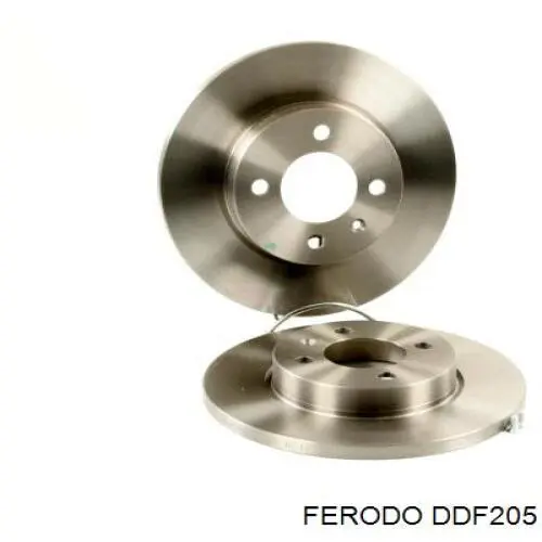 Передние тормозные диски DDF205 Ferodo