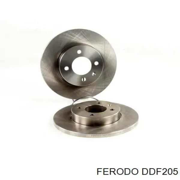 Freno de disco delantero DDF205 Ferodo