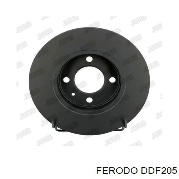 DDF205 Ferodo Диск тормозной передний