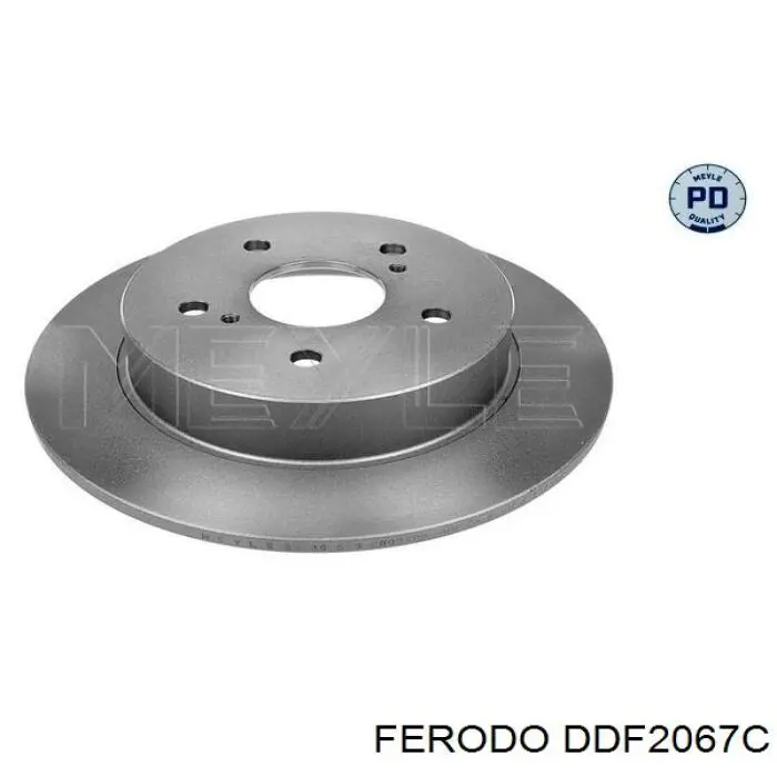 DDF2067C Ferodo тормозные диски