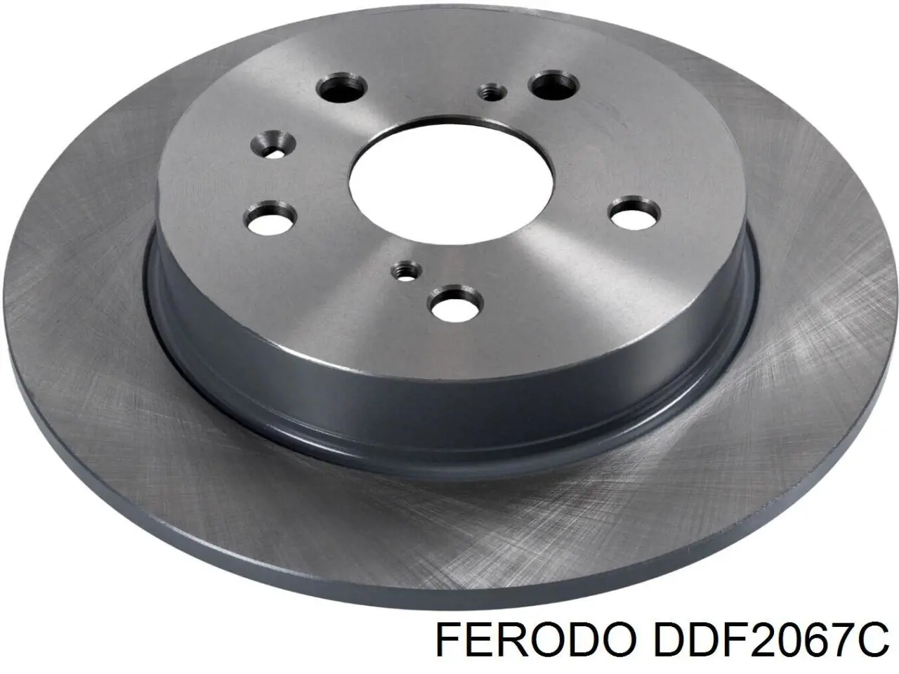 Disco de freno trasero DDF2067C Ferodo