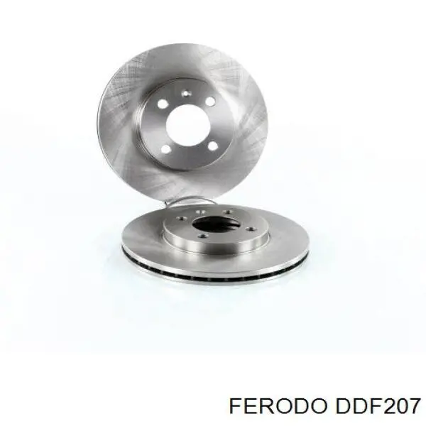 Тормоз дисковый передний Ferodo DDF207 цена, от 21.84 USD