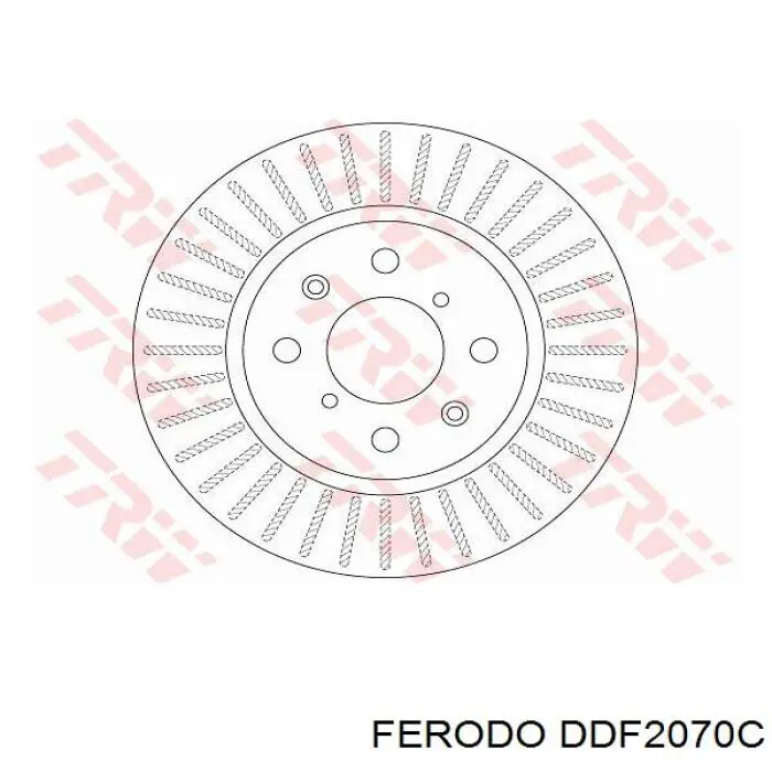 Купить DDF2070C Ferodo Ротор тормозной