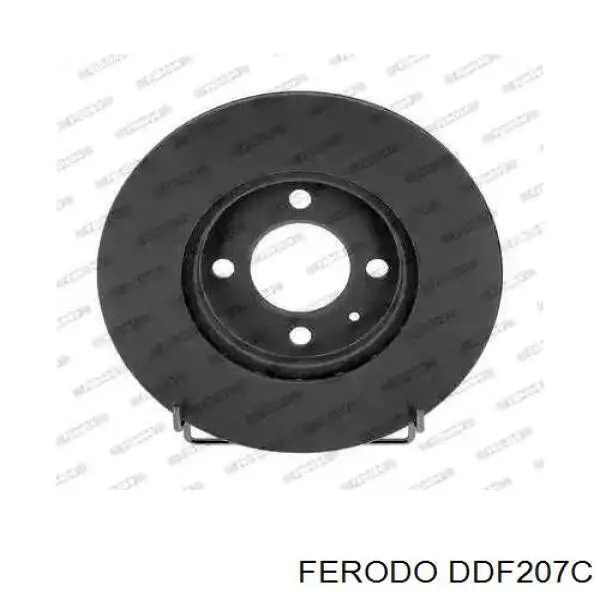 DDF207C Ferodo диск тормозной передний