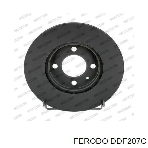 Freno de disco delantero DDF207C Ferodo