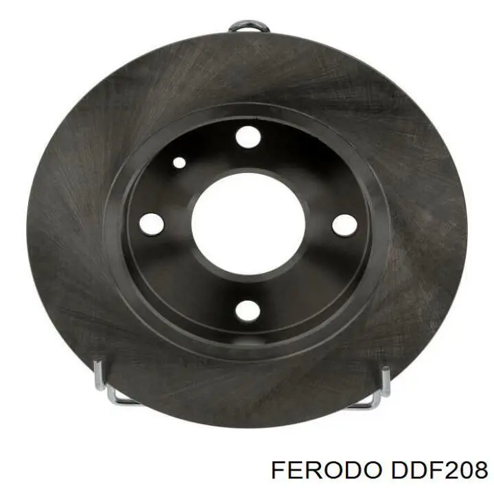 DDF208 Ferodo диск тормозной передний