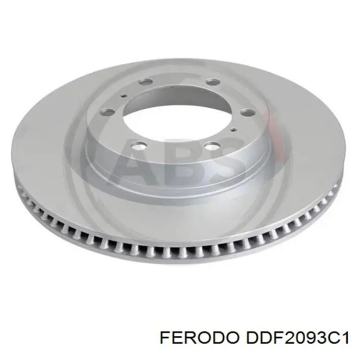 DDF2093C-1 Ferodo disco do freio dianteiro