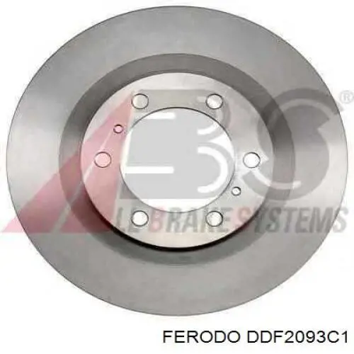 Тормоз дисковый передний Ferodo DDF2093C1 цена, от 100.10 USD