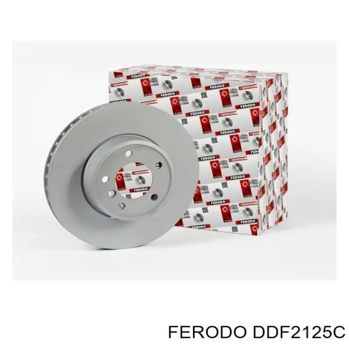 Freno de disco delantero DDF2125C Ferodo