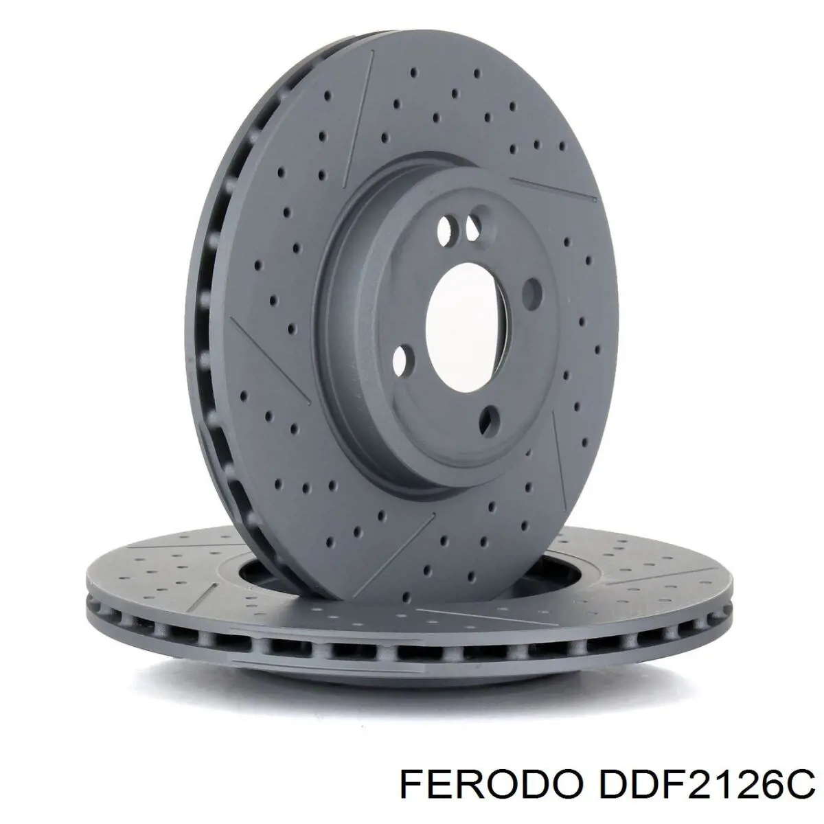 DDF2126C Ferodo disco do freio dianteiro