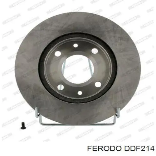 DDF214 Ferodo диск тормозной передний