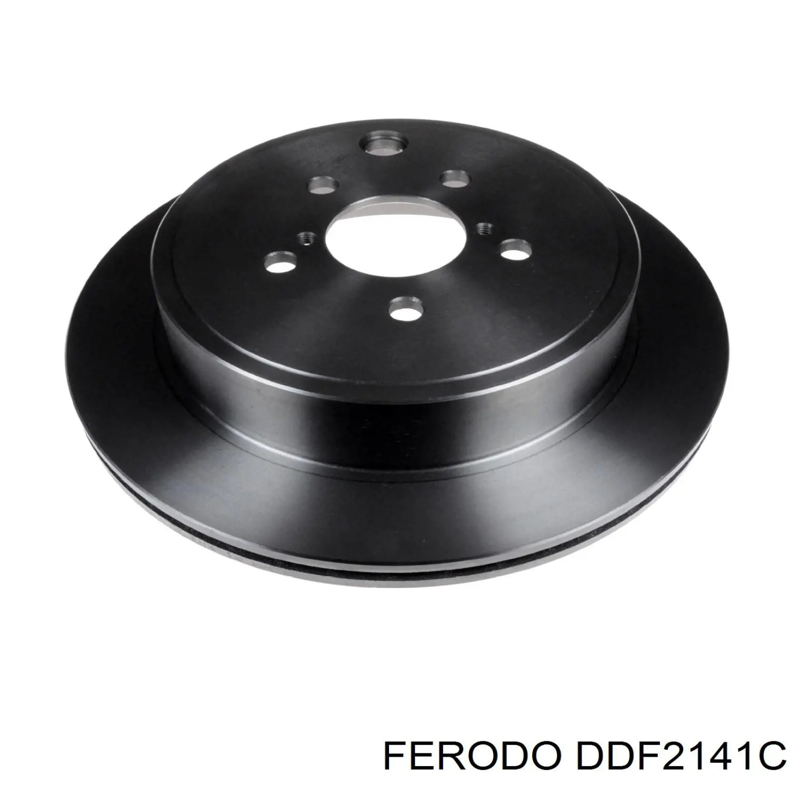 Disco de freno trasero DDF2141C Ferodo